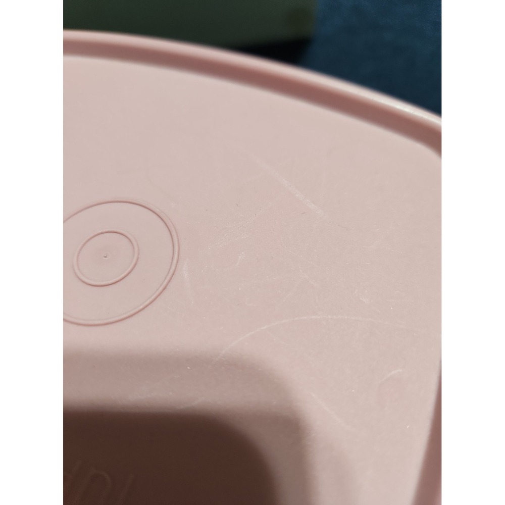 Vintage Tupperware Pastel Square Storage Containers Set of 3 Lids Made in USA - Picture 15 of 15